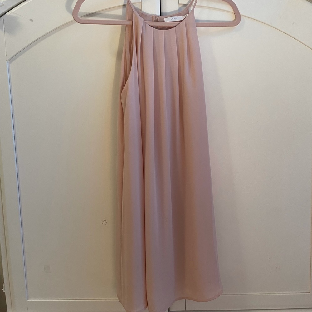 LUSH Blush Pink Shift Dress